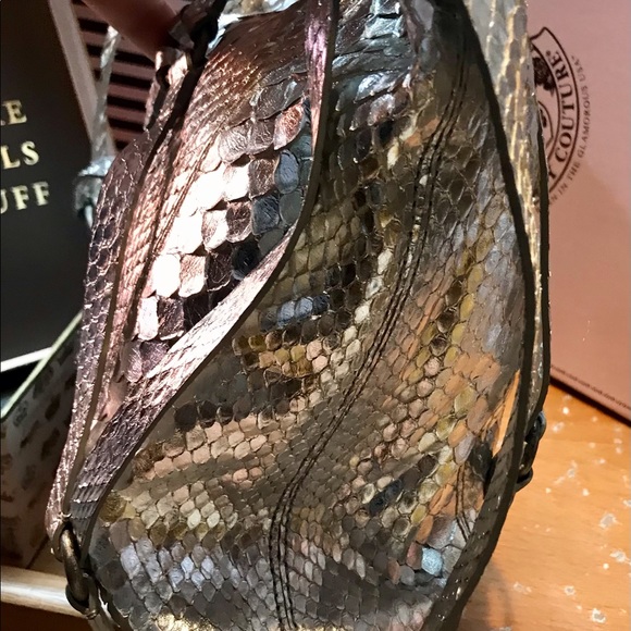 SOLD Juicy Couture vintage leather bag PYTHON - Picture 7 of 10